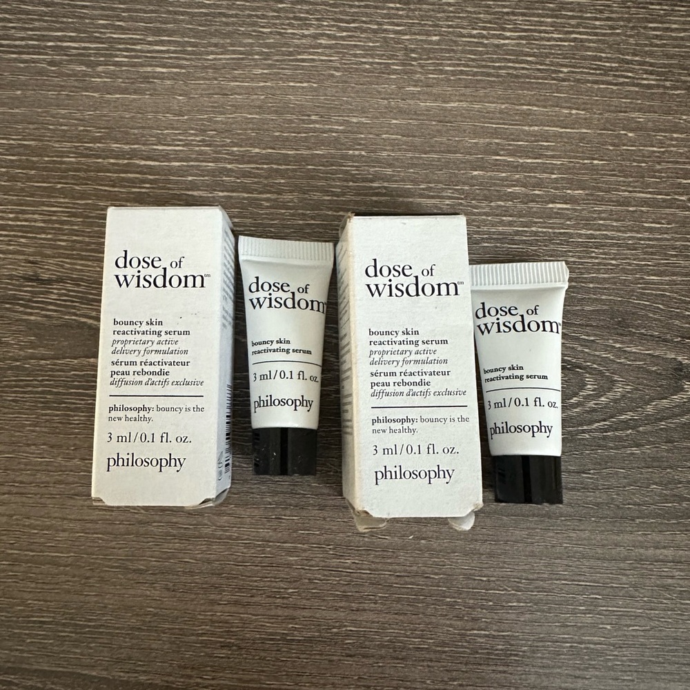 Philosophy Dose of Wisdom Bouncy Skin Reactivating Serum Travel Lot
